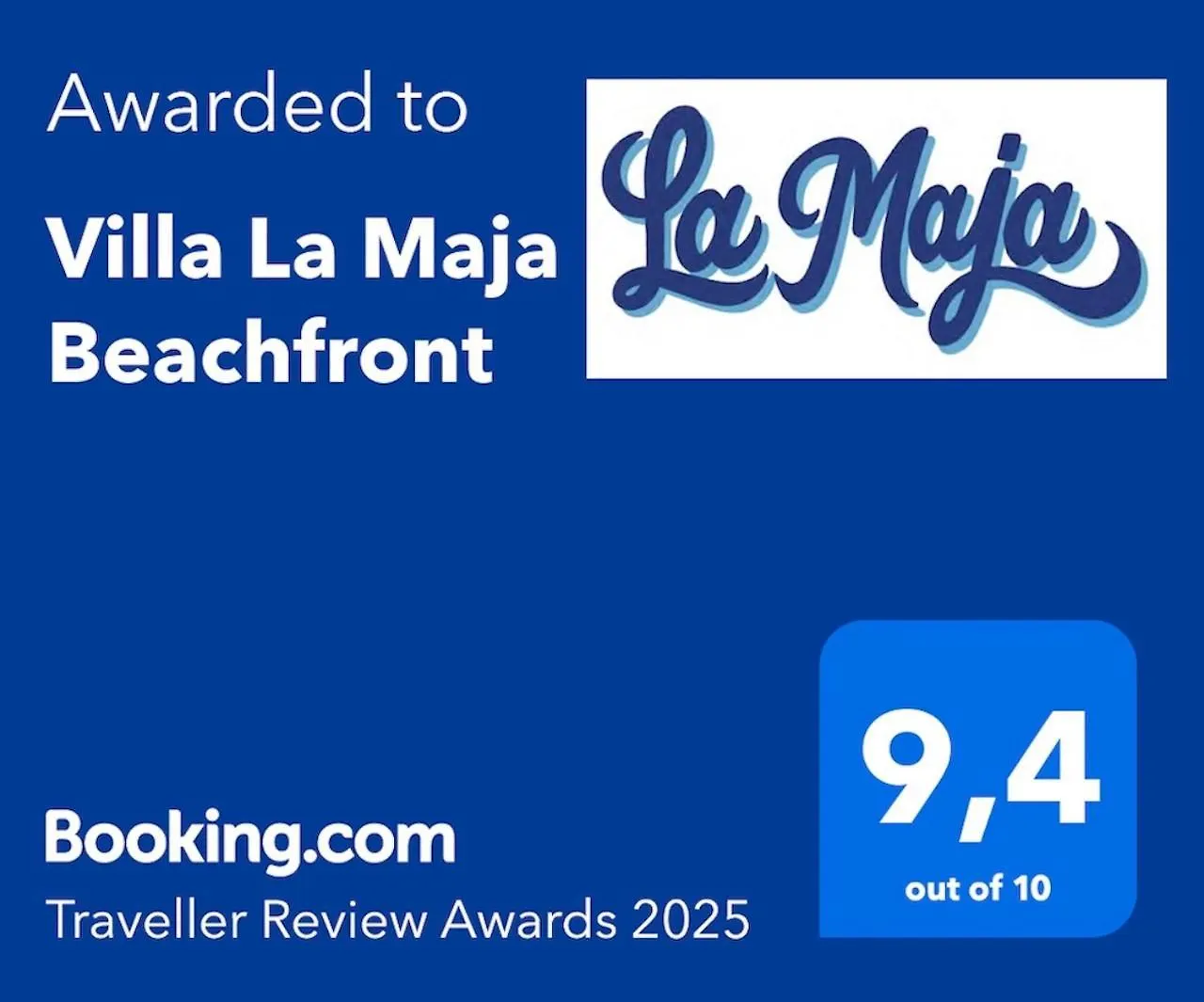 Villa La Maja Beachfront Κοραλέχο